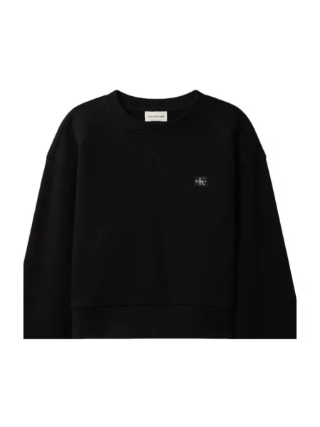 Froté sveter Calvin Klein Jeans čierna