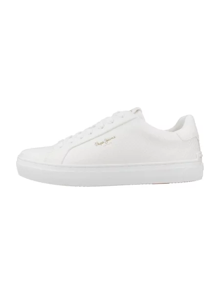 Sneakerși Pepe Jeans alb