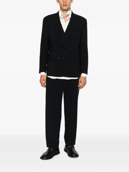 Dvouřadý oblek Giorgio Armani modrý