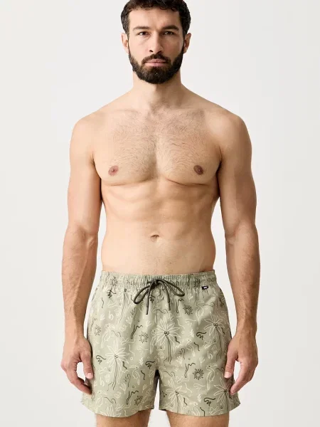 BOSS pantaloni scurți de baie pentru bărbați Lightfish verde