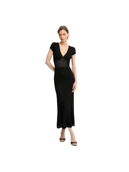Sukienka maxi Guess czarna