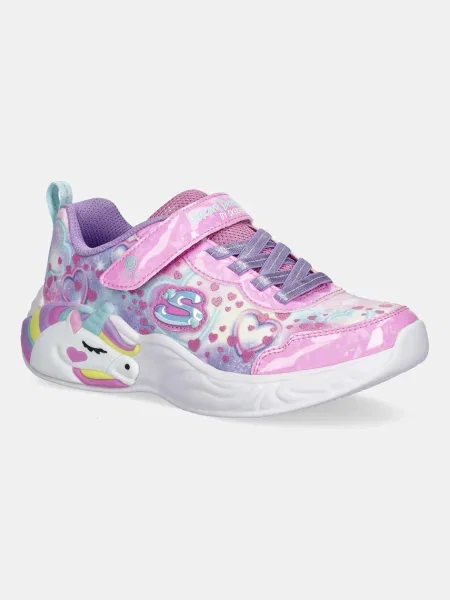 Skechers UNICORN DREAMS HEART SPARKL tenisky detské