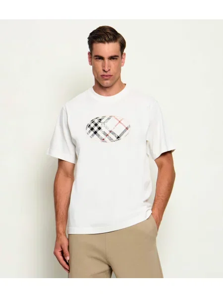 Burberry Tricou Ryan | Relaxed fit alb