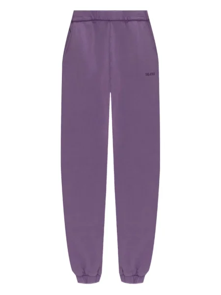 Pantaloni The Attico cu broderie violet