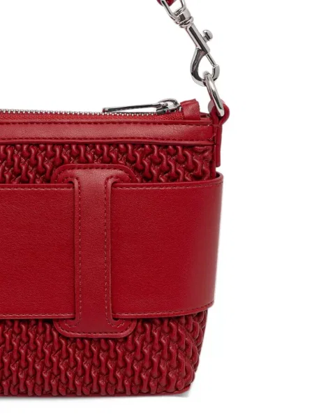 Kabelka Armani Exchange s autogramem červená