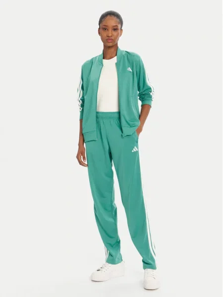 Trenirka Adidas s črtami zelena