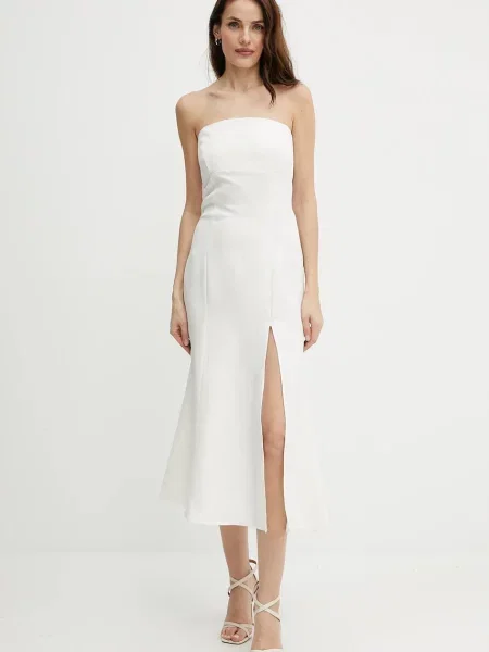 Twinset rochie din amestec de in bej