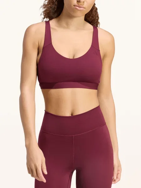 Adidas Sportovní Podprsenka All Me tmavě červená