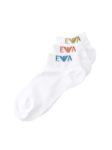 Emporio Armani Șosete albastru / oliv / roșu ruginiu alb