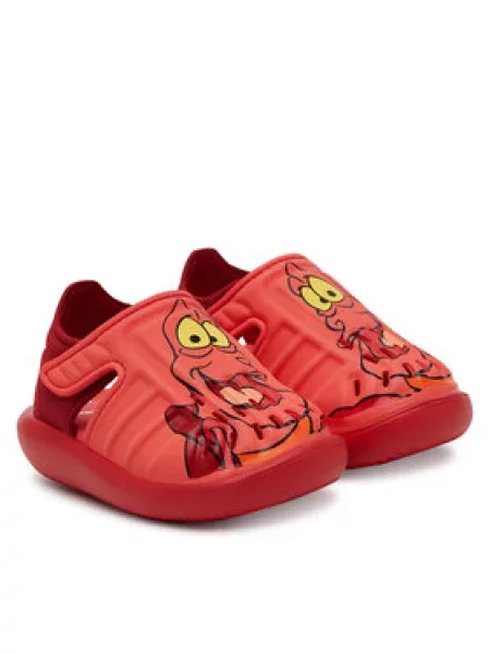 Sandály adidas červené