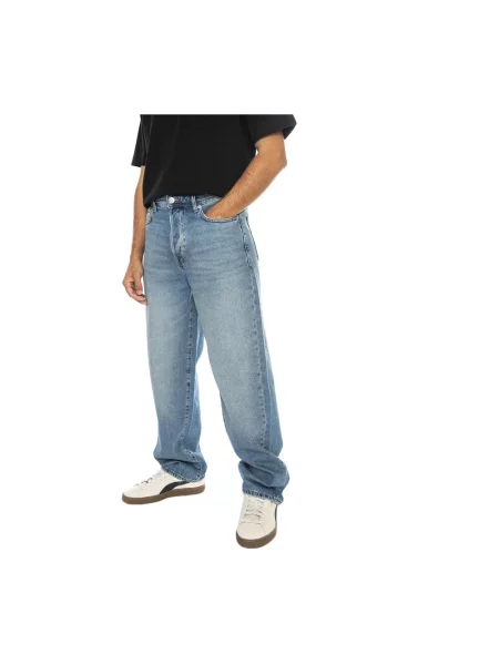 Szerokie jeansy Only & Sons niebieskie
