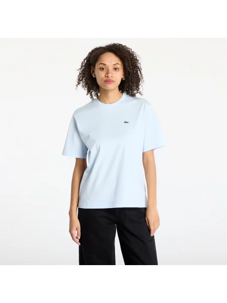 Tricou LACOSTE Soft Cotton T-shirt Rill S albastru