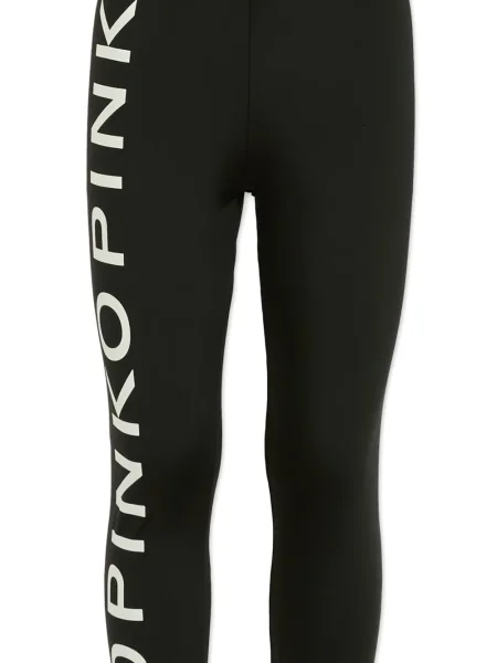 Legginsy dziecięce Pinko czarne