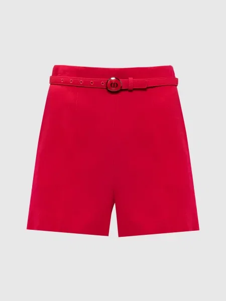 Шорти з вовни Christian Dior червоні