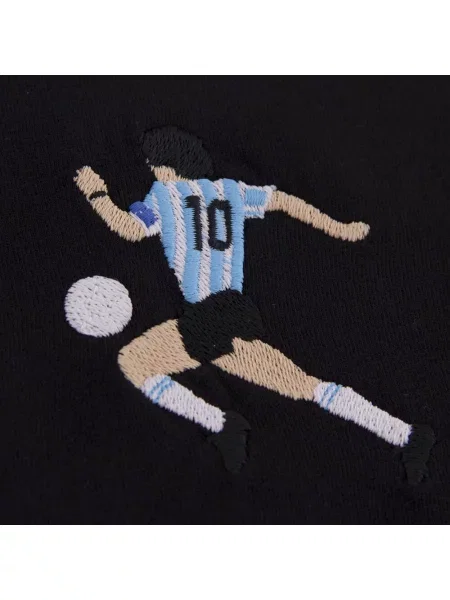 Koszulka dla dorosłych Maradona x COPA Argentina Bordado czarny