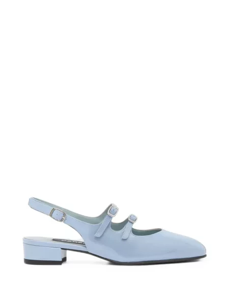 Pantofi cu toc Carel Paris din piele slingback albastru
