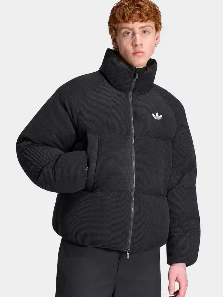 Jacheta adidas Corduroy Puffer Jacket Black S negru