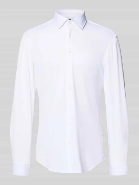 Koszula biznesowa o kroju super slim fit z kołnierzykiem typu kent Jake*s biała