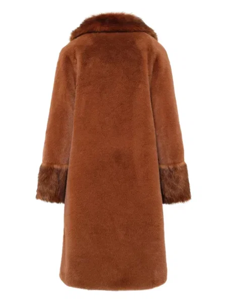 Palton de blană Unreal Fur maro