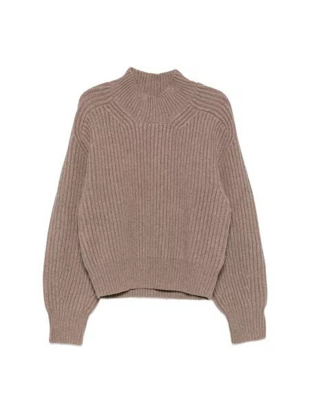 Sweter Soeur wełniany beżowy
