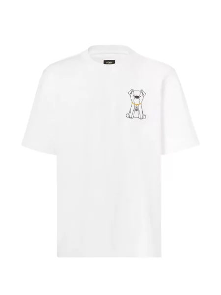 Tricou Fendi alb