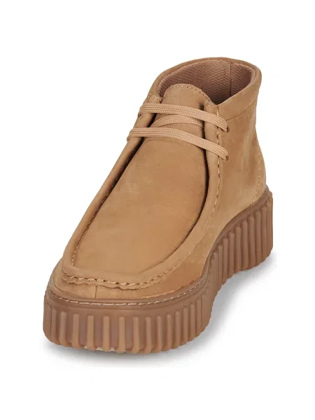 Clarks Čizme Torhill Moss smeđa