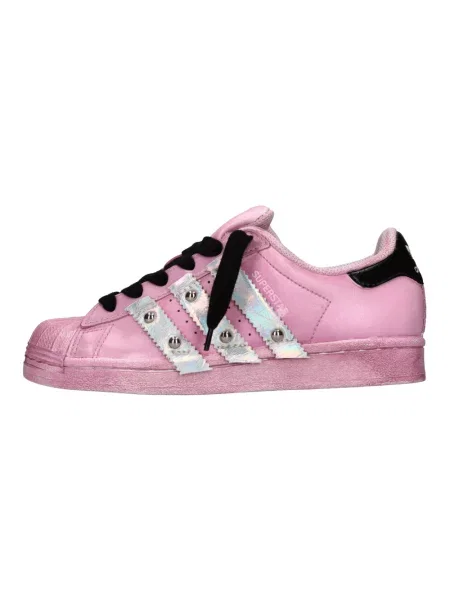 Sneakersy Adidas Superstar różowe