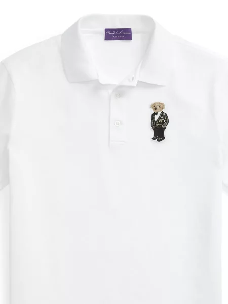 Polo Ralph Lauren Purple Label με κέντημα λευκό