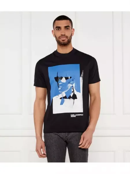 Karl Lagerfeld Jeans Tricou negru