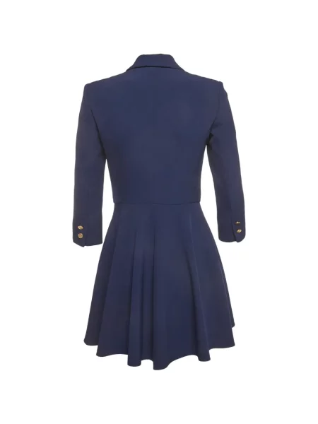 Dvouřadé mini šaty Elisabetta Franchi modré