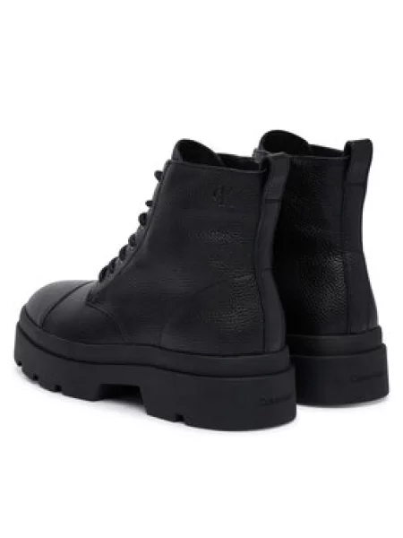 Calvin Klein Žygio batai Lugged Mid Lace Up Tc Tu Lth juoda