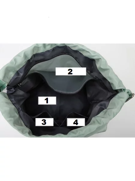 Повседневный рюкзак Royalbag мятного цвета
