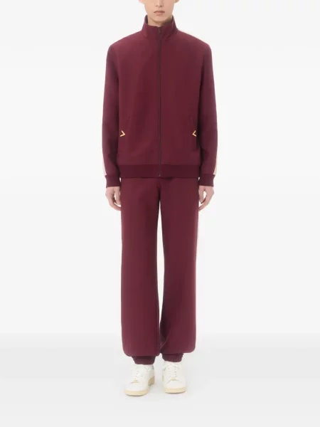 Pantaloni Valentino Garavani roșu