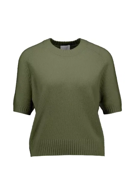 Scurt top Allude cu decolteu rotund verde