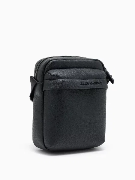 Armani Exchange Мессенджер чорний