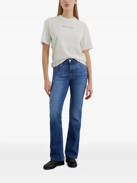 Tricou Marc O'polo cu imagine alb