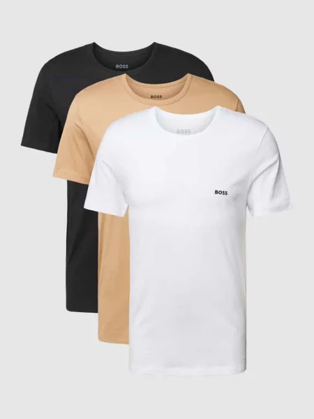 T-shirt Hugo Boss T-Shirt Classic Beige/ Black/ White L beżowa