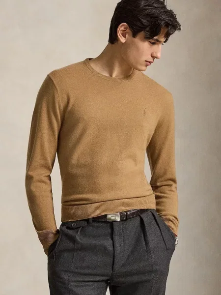 POLO RALPH LAUREN De lână pulover maro