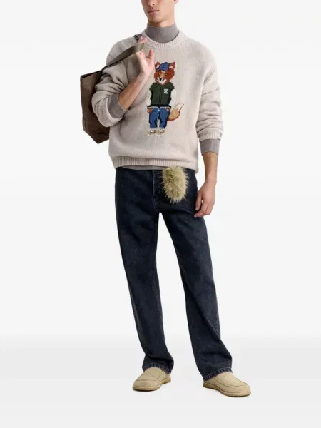 Pulover Maison Kitsune tricotate