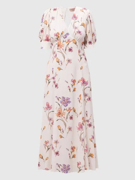 Сукня міді в квітковий принт Twinset біла