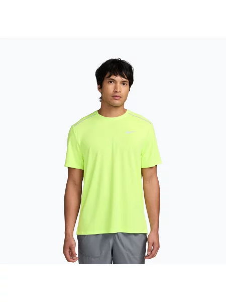 Tricou de alergare pentru bărbați Nike Miler Dri-Fit UV light lemon twist