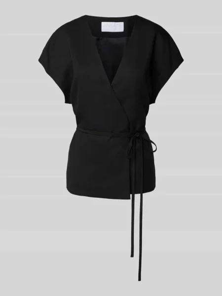 Kamizelka z paskiem w talii Jake*s Collection czarna