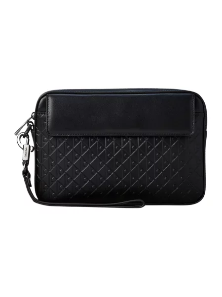 Calvin Klein Saszetka Refined Emblem Mix Pouch W/ Hand czarny