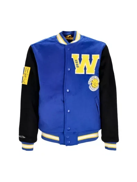 Kurtka Mitchell & Ness niebieska