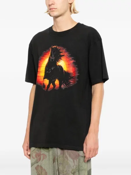 Tricou Melt cu imagine negru