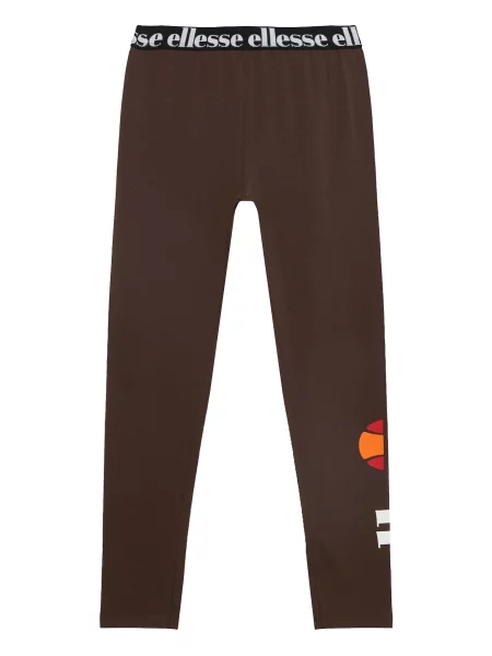 ELLESSE Leggings Fabi 2 maro închis / portocaliu / sângeriu alb