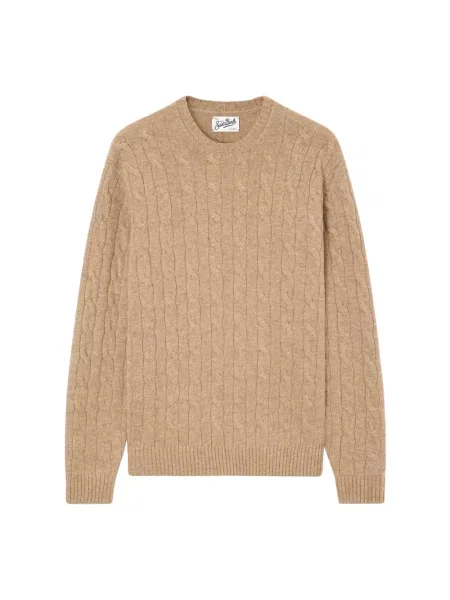 Sweter Saint Barth wełniany beżowy