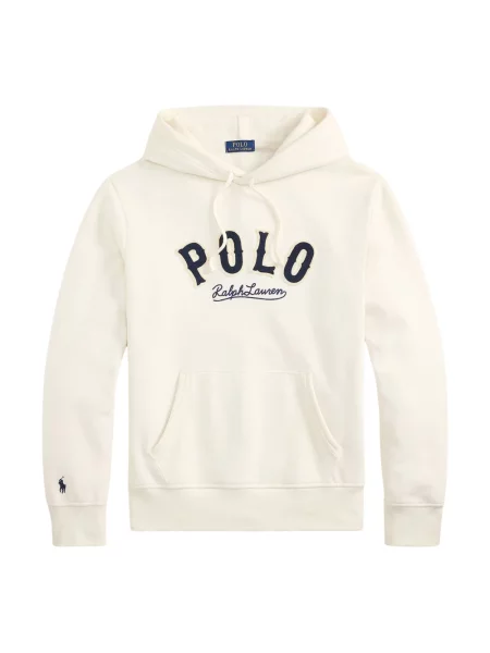 Bluza z kapturem Ralph Lauren z logo biała