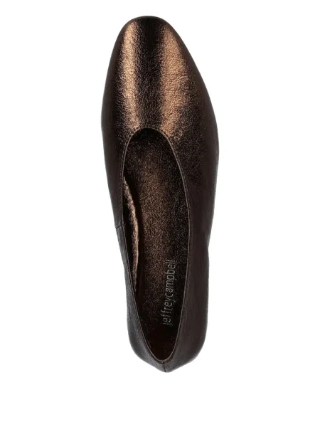Balerini Jeffrey Campbell din piele maro