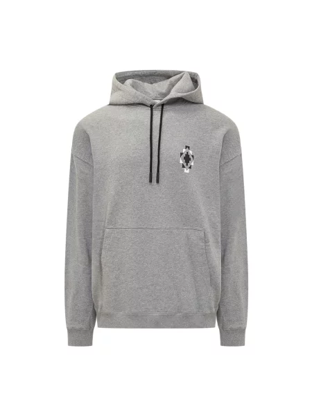Bluza z kapturem Marcelo Burlon szara